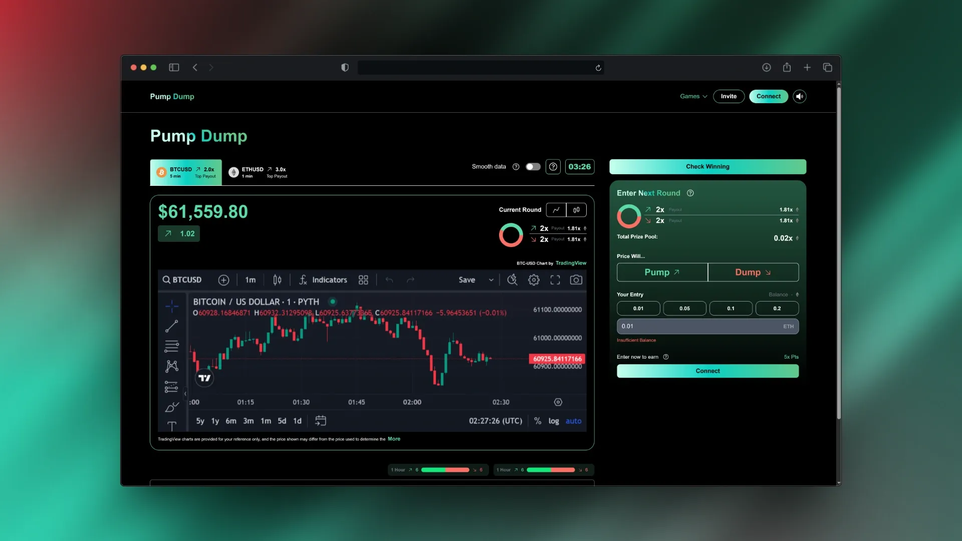 Pump Dump Game