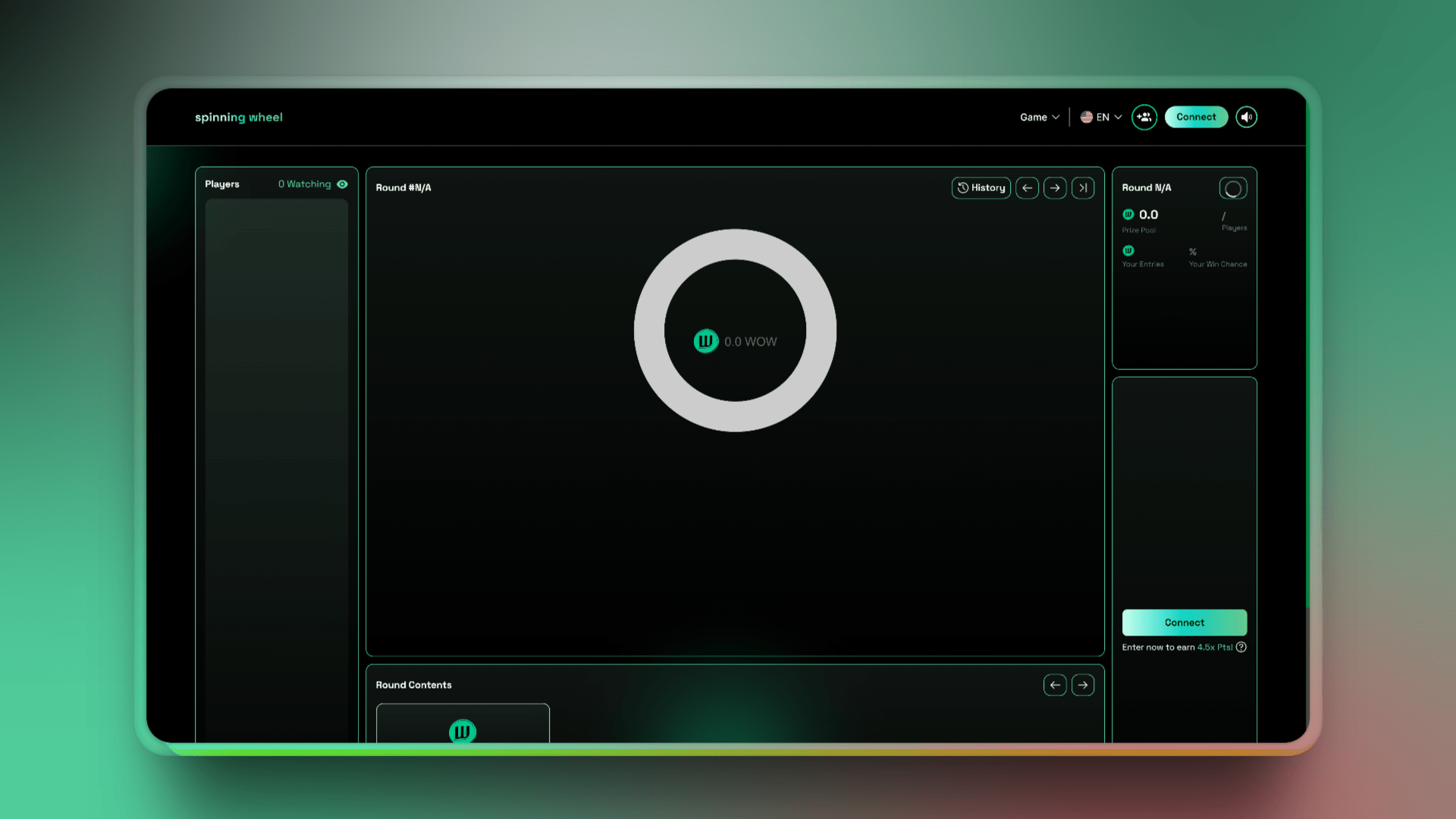 Spinning Wheel Game